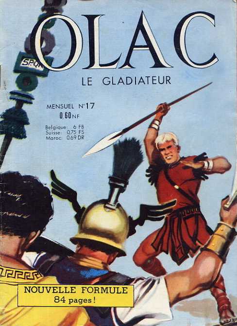 Scan de la Couverture Olac Le Gladiateur n 17